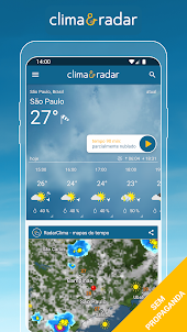 Clima & Radar Pro: Tempo agora