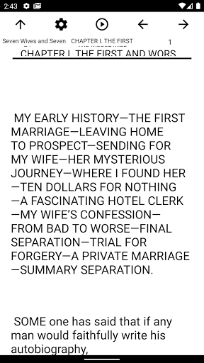 Book, Seven Wives and Seven Pr Screen 2