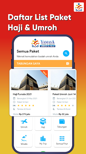 Android application Yamasa Tour & Travel screenshort