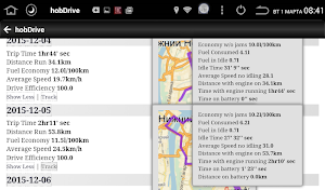 HobDrive OBD2 ELM327, car diagnostics, trip comp screenshot 3