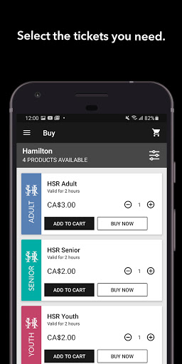 PRESTO E-Tickets Screen 3