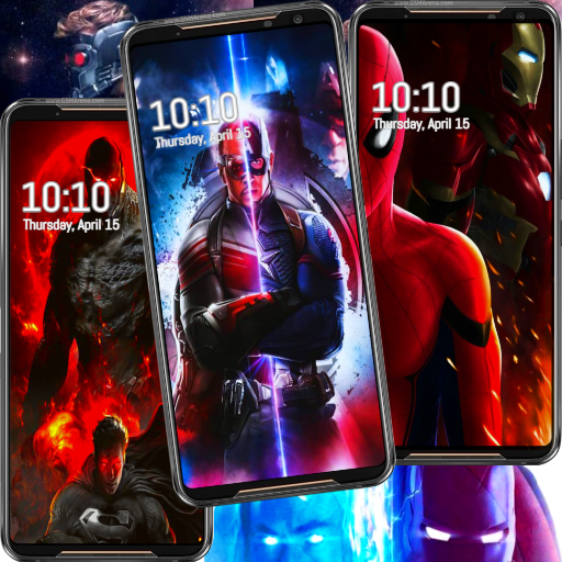 SuperHeroes Wallpaper 4K HD logo