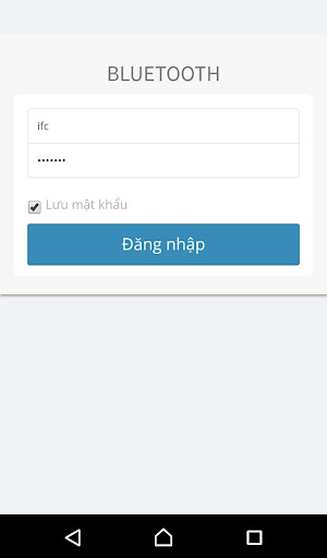 Android application Đọc chỉ số IFC screenshort