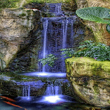 Rocky Blue Waterfall LWP icon