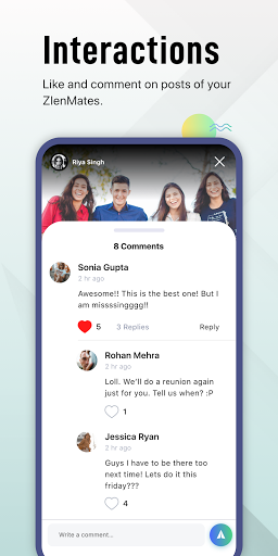 Zlen - Private Messenger  Social Media App