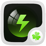 Black Theme GO Power Battery icon