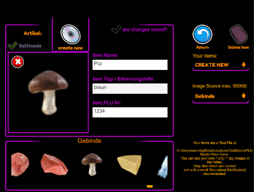 PLU Trainer Screen 3