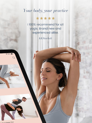 Screenshot of Yoga Happy with Hannah Barrett