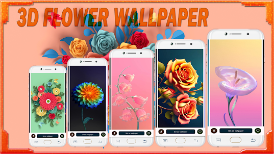 3D Flower Wallpaper
