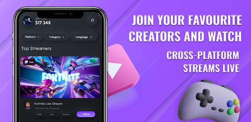 Cross-Platform streams - Givvy Android App
