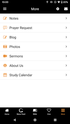 Uflourish Church App Screen 3