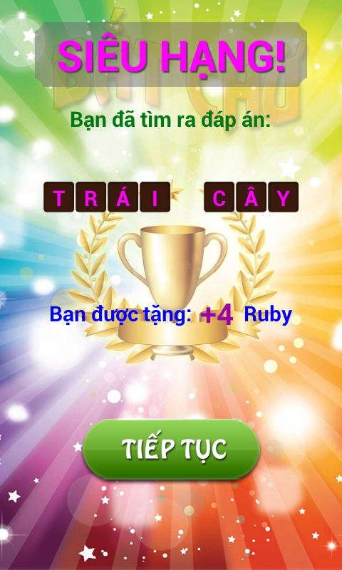 Android application Bắt Chữ - Duoi Hinh Bat Chu screenshort