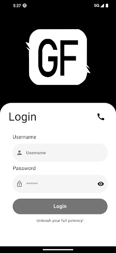 Android application GF Student screenshort