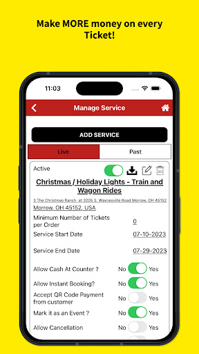 Ria Ticket - SELL Your Ticket Screen 2
