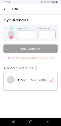 Screenshot of Modern Currency Converter