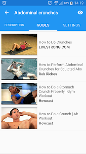 Home workouts to stay fit Screenshot