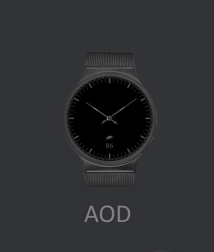 BLACK&GRAY WATCHFACE screenshot 3