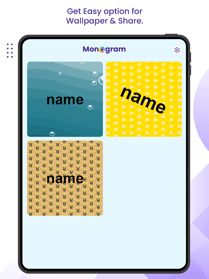 #9. Monogram Maker (Android) di: Sarojben Dhuliya