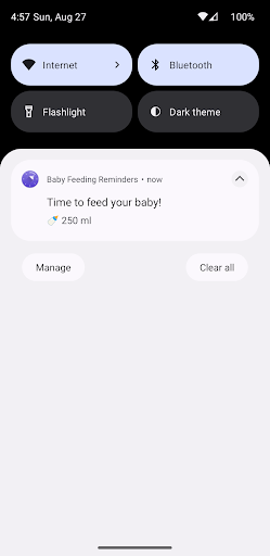 Baby Feeding Reminders Screen 3