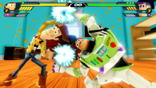 Buzz Toy Story Fight & Woody