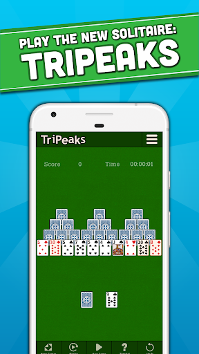 Android application TriPeaks Solitaire screenshort