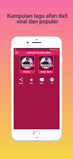 Android application Afan Da5 Oh Cinta Viral screenshort
