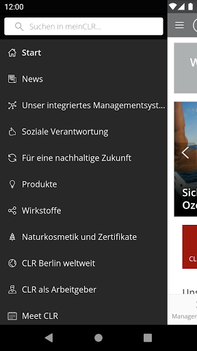 meinCLR Screen 2