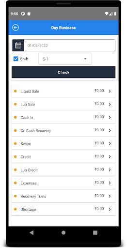Manager App By PetroSoft YMTS Screen 2