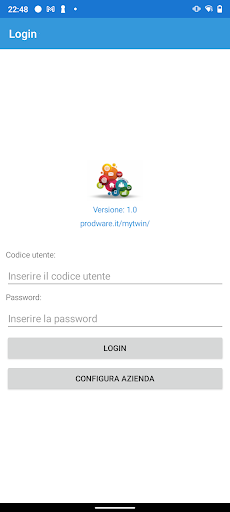 Android application MyTwin CRM screenshort