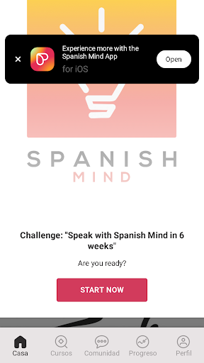 Android application Spanish Mind screenshort