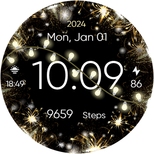 Animated New Year & Christmas logo
