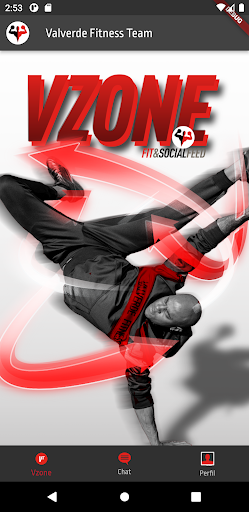 Android application Valverde Fitness App screenshort