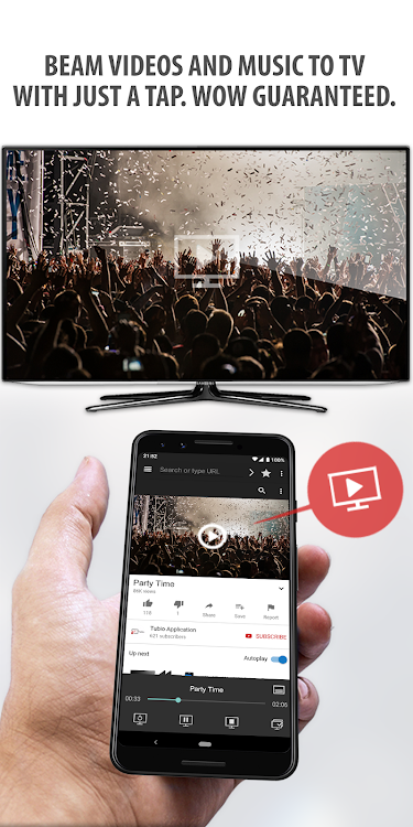 Tubio - Cast Web Videos to TV - 3.39 - (Android)