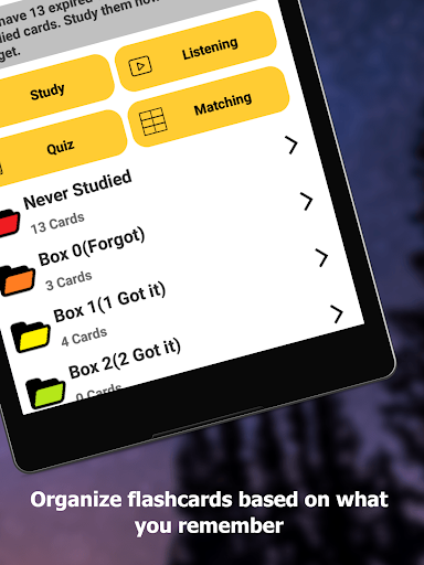 Screenshot of OAT Flashcards