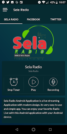 Sela Radio Screen 2