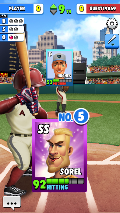 World Baseball Stars is a realistic sports game for Android & iOS