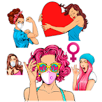 Cover Image of 下载 🌺Women's stickers for whatsapp WAStickerapps🌺 1.0.2 APK