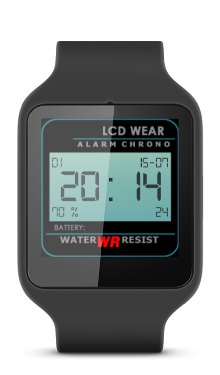 Retro LCD Wear Watchface - New - (Android)