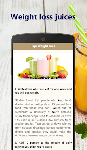 Weight loss juices Screenshot
