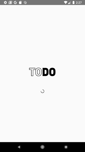 Android application Todo screenshort