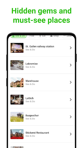 St. Gallen SmartGuide Screen 3