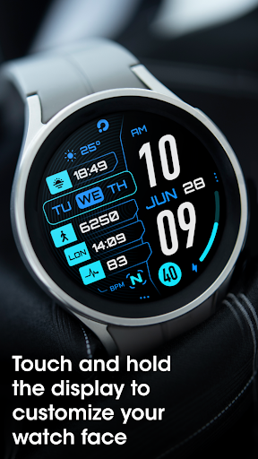 PRADO 35 Digital Watch Face Screen 2