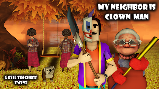 Сосед Человек Клоун