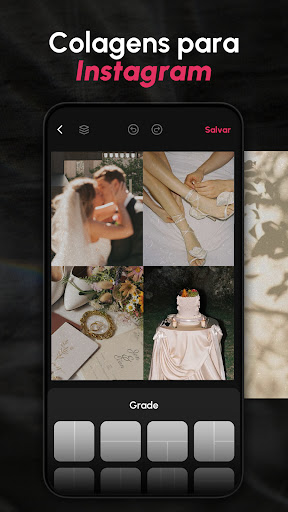 Visualização do aplicativo