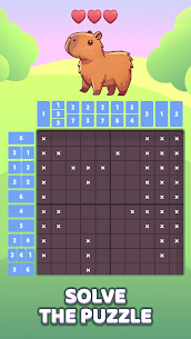 Nonogram Relax: Capybara Trip 1