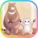 Cover Image of Download 카카오톡 테마 - 보들캣 곰 아저씨 1.0.0 APK