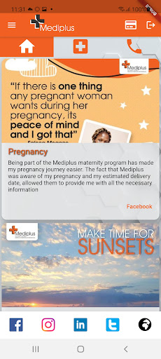 Android application Mediplus Mobile screenshort