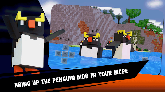 Cute Penguin Mobs for MCPE