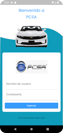 Android application PCSA screenshort