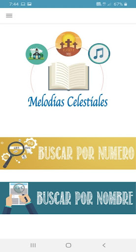 Android application Himnario Melodias Celestiales screenshort